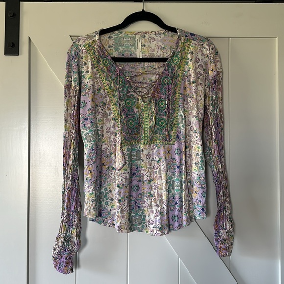 Anthropologie Odetta Embroidered Top - Picture 6 of 13